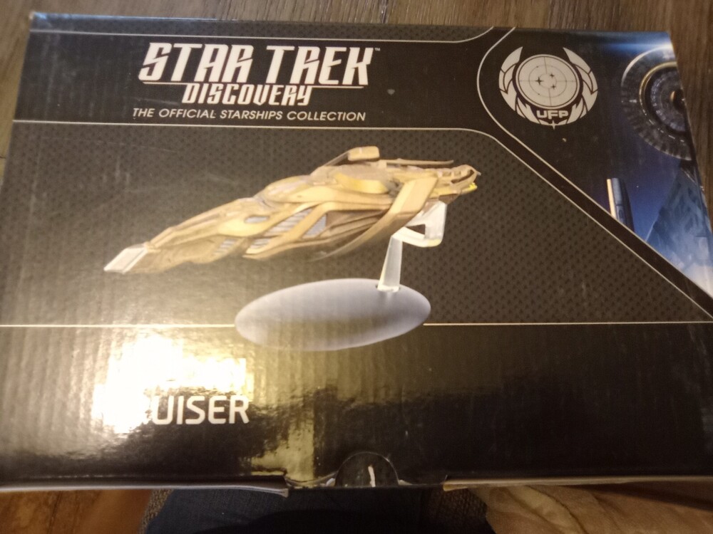 Star Trek Discovery Official Starships Collection Ufp Cruiser Display Box - Used